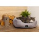 Beeztees Minus One Nox Cat Basket, Dark Grey, 48 x 37 x 18 cm Beeztees Minus One Nox Cat Basket, Dark Grey, 48 x 37 x 18 cm