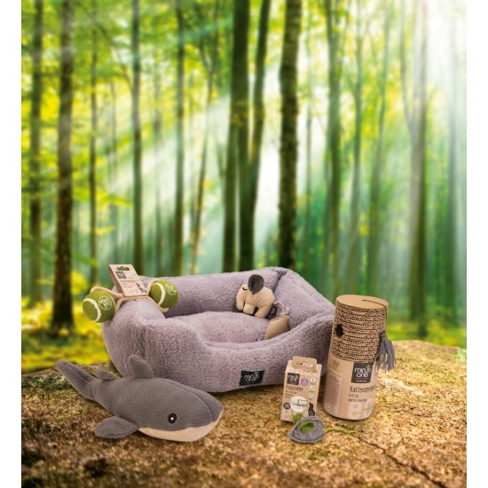 Beeztees Minus One Nox Cat Basket, Dark Grey, 48 x 37 x 18 cm Beeztees Minus One Nox Cat Basket, Dark Grey, 48 x 37 x 18 cm