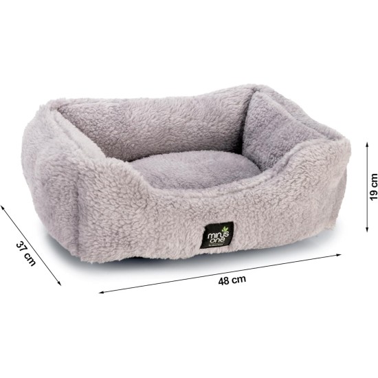 Beeztees Minus One Nox Cat Basket, Dark Grey, 48 x 37 x 18 cm Beeztees Minus One Nox Cat Basket, Dark Grey, 48 x 37 x 18 cm