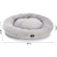 Beeztees Minus One Quinty Cat Basket 40 x 40 x 6 cm Light Grey Beeztees Minus One Quinty Cat Basket 40 x 40 x 6 cm Light Grey