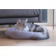 Beeztees Minus One Quinty Cat Basket 40 x 40 x 6 cm Light Grey Beeztees Minus One Quinty Cat Basket 40 x 40 x 6 cm Light Grey