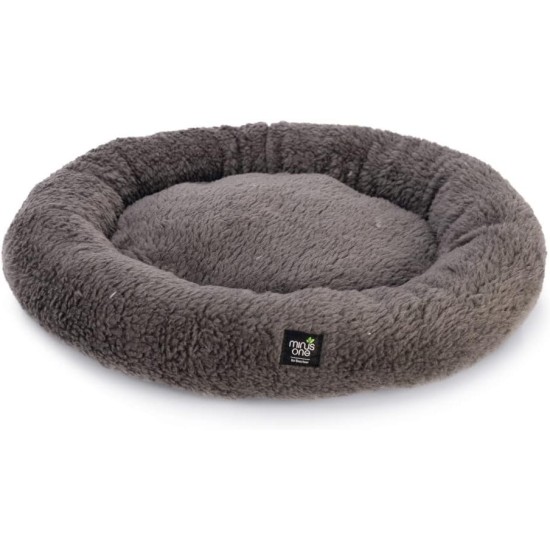 Beeztees Minus One Quinty Cat Basket, Cat Bed, Cat Cushion, Dark Grey, 40 x 40 x 6 cm Beeztees Minus One Quinty Cat Basket, Cat Bed, Cat Cushion, Dark Grey, 40 x 40 x 6 cm