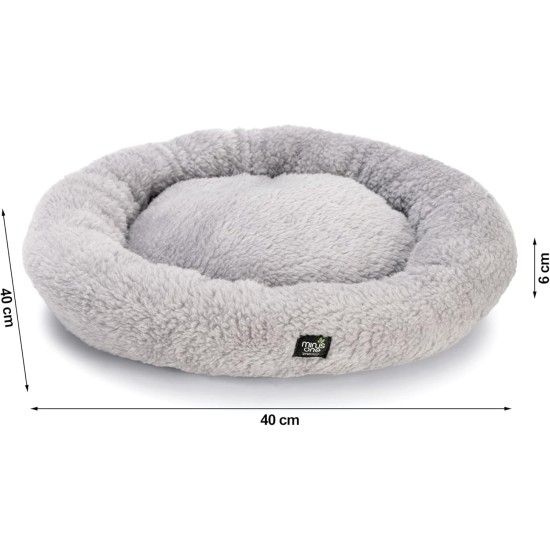 Beeztees Minus One Quinty Cat Basket, Cat Bed, Cat Cushion, Dark Grey, 40 x 40 x 6 cm Beeztees Minus One Quinty Cat Basket, Cat Bed, Cat Cushion, Dark Grey, 40 x 40 x 6 cm