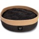 Beeztees Minus One Xana Cat Basket, Cat Bed, Cat Cushion, Dark Grey/Brown, 45 x 45 x 14 cm Beeztees Minus One Xana Cat Basket, Cat Bed, Cat Cushion, Dark Grey/Brown, 45 x 45 x 14 cm