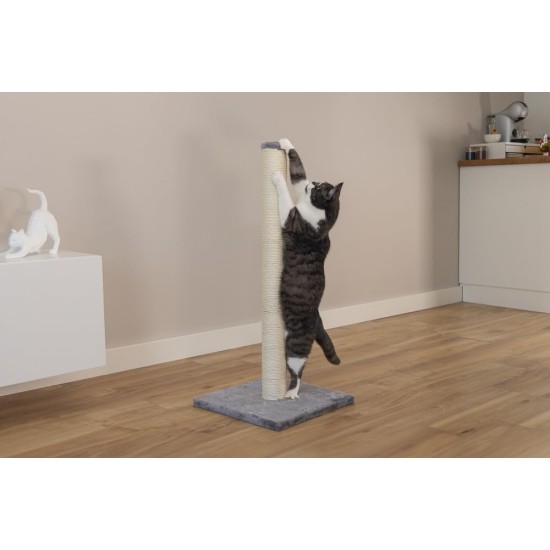 Beeztees Scratch Post Gina with Footprint, Extra Large, 40 x 40 x 90 cm, Brown Beeztees Scratch Post Gina with Footprint, Extra Large, 40 x 40 x 90 cm, Brown