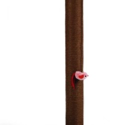 Beeztees Scratching Post Bruno, 40 x 40 x 90 cm, Brown Beeztees Scratching Post Bruno, 40 x 40 x 90 cm, Brown