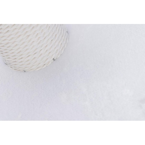 Beeztees Serpa Cat Scratching Post, White, 35 x 35 x 60 cm Beeztees Serpa Cat Scratching Post, White, 35 x 35 x 60 cm