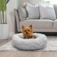 Best Friends by Sheri Original Calming Doughnut Luxury Faux Fur Oyster Dog Cat Bed Small (58x58cm) - Helps Pet Anxiety Relief Best Friends by Sheri Original Calming Doughnut Luxury Faux Fur Oyster Dog Cat Bed Small (58x58cm) - Helps Pet Anxiety Relief