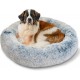 Best Friends by Sheri Original Calming Doughnut Luxury Faux Fur Oyster Dog Cat Bed Small (58x58cm) - Helps Pet Anxiety Relief Best Friends by Sheri Original Calming Doughnut Luxury Faux Fur Oyster Dog Cat Bed Small (58x58cm) - Helps Pet Anxiety Relief