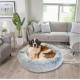 Best Friends by Sheri Original Calming Doughnut Luxury Faux Fur Oyster Dog Cat Bed Small (58x58cm) - Helps Pet Anxiety Relief Best Friends by Sheri Original Calming Doughnut Luxury Faux Fur Oyster Dog Cat Bed Small (58x58cm) - Helps Pet Anxiety Relief