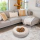 Best Friends by Sheri Original Calming Doughnut Luxury Faux Fur Oyster Dog Cat Bed Small (58x58cm) - Helps Pet Anxiety Relief Best Friends by Sheri Original Calming Doughnut Luxury Faux Fur Oyster Dog Cat Bed Small (58x58cm) - Helps Pet Anxiety Relief