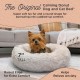 Best Friends by Sheri Original Calming Doughnut Luxury Faux Fur Oyster Dog Cat Bed Small (58x58cm) - Helps Pet Anxiety Relief Best Friends by Sheri Original Calming Doughnut Luxury Faux Fur Oyster Dog Cat Bed Small (58x58cm) - Helps Pet Anxiety Relief