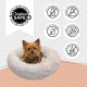 Best Friends by Sheri Original Calming Doughnut Luxury Faux Fur Oyster Dog Cat Bed Small (58x58cm) - Helps Pet Anxiety Relief Best Friends by Sheri Original Calming Doughnut Luxury Faux Fur Oyster Dog Cat Bed Small (58x58cm) - Helps Pet Anxiety Relief