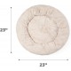Best Friends by Sheri Original Calming Doughnut Luxury Faux Fur Oyster Dog Cat Bed Small (58x58cm) - Helps Pet Anxiety Relief Best Friends by Sheri Original Calming Doughnut Luxury Faux Fur Oyster Dog Cat Bed Small (58x58cm) - Helps Pet Anxiety Relief