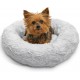 Best Friends by Sheri Original Calming Doughnut Luxury Faux Fur Oyster Dog Cat Bed Small (58x58cm) - Helps Pet Anxiety Relief Best Friends by Sheri Original Calming Doughnut Luxury Faux Fur Oyster Dog Cat Bed Small (58x58cm) - Helps Pet Anxiety Relief