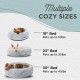 Best Friends by Sheri SnuggleSoft Faux Fur Rabbit Bed for Small Dogs and Cats 18" x 18", Brown Best Friends by Sheri SnuggleSoft Faux Fur Rabbit Bed for Small Dogs and Cats 18" x 18", Brown