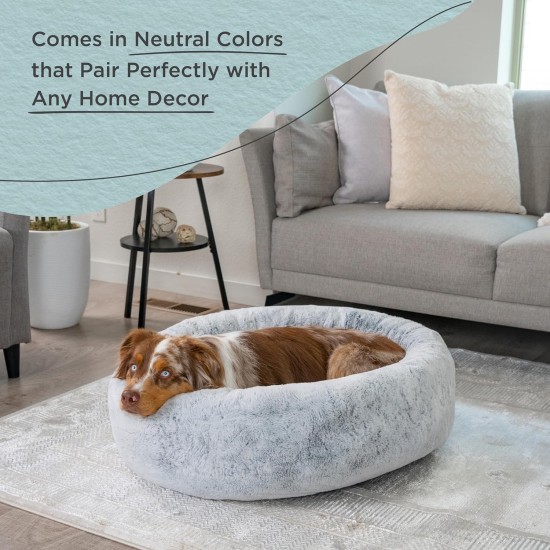 Best Friends by Sheri SnuggleSoft Faux Fur Rabbit Bed for Small Dogs and Cats 18" x 18", Brown Best Friends by Sheri SnuggleSoft Faux Fur Rabbit Bed for Small Dogs and Cats 18" x 18", Brown