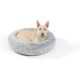 Best Friends by Sheri SnuggleSoft Faux Fur Rabbit Bed for Small Dogs and Cats 18" x 18", Brown Best Friends by Sheri SnuggleSoft Faux Fur Rabbit Bed for Small Dogs and Cats 18" x 18", Brown