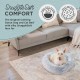 Best Friends by Sheri SnuggleSoft Faux Fur Rabbit Bed for Small Dogs and Cats 18" x 18", Brown Best Friends by Sheri SnuggleSoft Faux Fur Rabbit Bed for Small Dogs and Cats 18" x 18", Brown