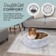 Best Friends by Sheri SnuggleSoft Faux Fur Rabbit Bed for Small Dogs and Cats 18" x 18", Brown Best Friends by Sheri SnuggleSoft Faux Fur Rabbit Bed for Small Dogs and Cats 18" x 18", Brown