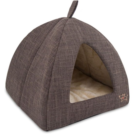 Best Pet Supplies Best Pet SuppliesPet Tent-Soft Bed for Dog and Cat, X-Large Brown Linen Best Pet Supplies Best Pet SuppliesPet Tent-Soft Bed for Dog and Cat, X-Large Brown Linen
