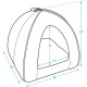 Best Pet Supplies Best Pet SuppliesPet Tent-Soft Bed for Dog and Cat, X-Large Brown Linen Best Pet Supplies Best Pet SuppliesPet Tent-Soft Bed for Dog and Cat, X-Large Brown Linen