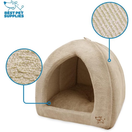 Best Pet Supplies Best Pet SuppliesPet Tent-Soft Bed for Dog and Cat, X-Large Brown Linen Best Pet Supplies Best Pet SuppliesPet Tent-Soft Bed for Dog and Cat, X-Large Brown Linen