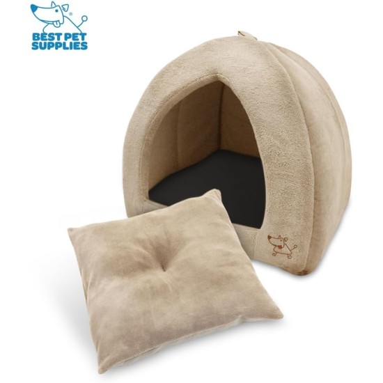 Best Pet Supplies Best Pet SuppliesPet Tent-Soft Bed for Dog and Cat, X-Large Brown Linen Best Pet Supplies Best Pet SuppliesPet Tent-Soft Bed for Dog and Cat, X-Large Brown Linen