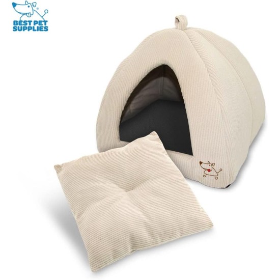 Best Pet Supplies Best Pet SuppliesPet Tent-Soft Bed for Dog and Cat, X-Large Brown Linen Best Pet Supplies Best Pet SuppliesPet Tent-Soft Bed for Dog and Cat, X-Large Brown Linen