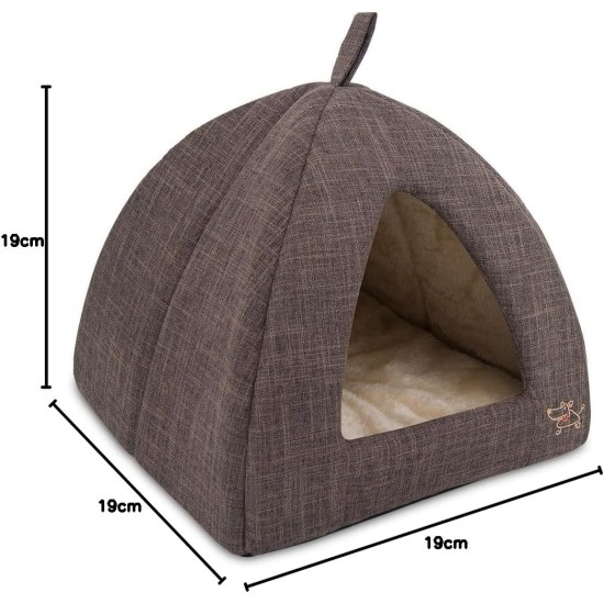 Best Pet Supplies Best Pet SuppliesPet Tent-Soft Bed for Dog and Cat, X-Large Brown Linen Best Pet Supplies Best Pet SuppliesPet Tent-Soft Bed for Dog and Cat, X-Large Brown Linen
