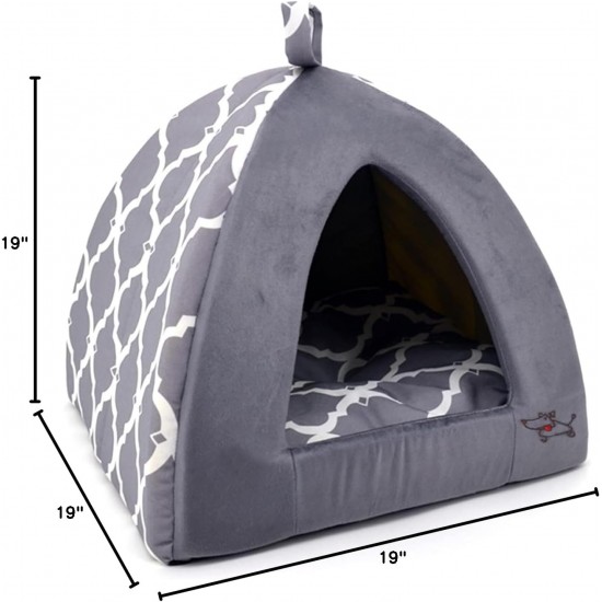Best Pet Supplies Best Pet SuppliesPet Tent-Soft Bed for Dog and Cat, X-Large Brown Linen Best Pet Supplies Best Pet SuppliesPet Tent-Soft Bed for Dog and Cat, X-Large Brown Linen