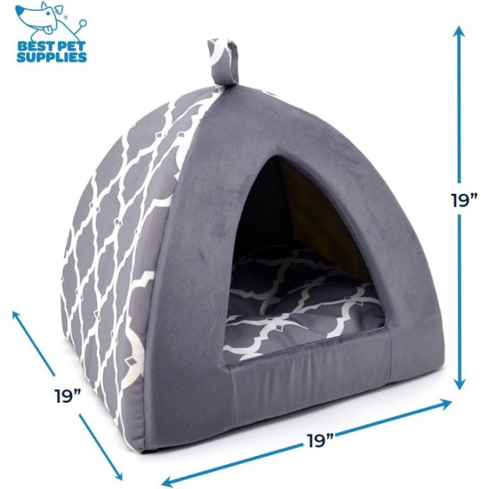 Best Pet Supplies Best Pet SuppliesPet Tent-Soft Bed for Dog and Cat, X-Large Brown Linen Best Pet Supplies Best Pet SuppliesPet Tent-Soft Bed for Dog and Cat, X-Large Brown Linen