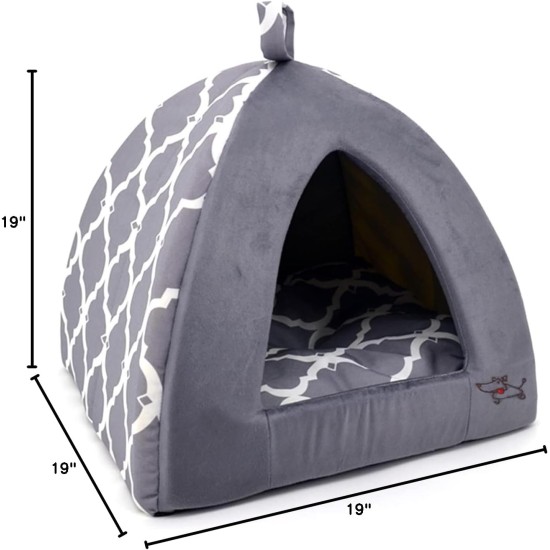 Best Pet Supplies Best Pet SuppliesPet Tent-Soft Bed for Dog and Cat, X-Large Brown Linen Best Pet Supplies Best Pet SuppliesPet Tent-Soft Bed for Dog and Cat, X-Large Brown Linen
