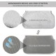 Bibykivn Cat Bed Window Foldable Hammock for Large Cats with Sturdy Suction Cups (Grey Plush + Mesh, 52 x 30 cm) Bibykivn Cat Bed Window Foldable Hammock for Large Cats with Sturdy Suction Cups (Grey Plush + Mesh, 52 x 30 cm)
