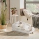 BingoPaw Luxury Cat Sofa, Pet Sofa with Backrest, Plush Cushion, Wooden Legs, Dog Sofa for Small Dogs, Relaxing Chair, Cat Chair for Large Cats, 70 x 40 x 39 cm, Beige BingoPaw Luxury Cat Sofa, Pet Sofa with Backrest, Plush Cushion, Wooden Legs, Dog Sofa for Small Dogs, Relaxing Chair, Cat Chair for Large Cats, 70 x 40 x 39 cm, Beige