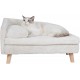 BingoPaw Luxury Cat Sofa, Pet Sofa with Backrest, Plush Cushion, Wooden Legs, Dog Sofa for Small Dogs, Relaxing Chair, Cat Chair for Large Cats, 70 x 40 x 39 cm, Beige BingoPaw Luxury Cat Sofa, Pet Sofa with Backrest, Plush Cushion, Wooden Legs, Dog Sofa for Small Dogs, Relaxing Chair, Cat Chair for Large Cats, 70 x 40 x 39 cm, Beige