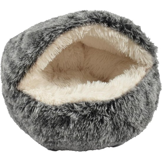 Bobby Poilu Extra Soft Plush Cat Bed Cushion for Dogs and Cats Machine Washable, Black/White, 50 x 35 x 20 cm Bobby Poilu Extra Soft Plush Cat Bed Cushion for Dogs and Cats Machine Washable, Black/White, 50 x 35 x 20 cm