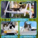 Budosín Hammock for Cat, Window, Cat Hammock, Cat Bed, Window Bed for Cats, Cat Bed, Cat Bed, Cat Accessories, Hammock with Window (Nordico Plush), 1 Piece Budosín Hammock for Cat, Window, Cat Hammock, Cat Bed, Window Bed for Cats, Cat Bed, Cat Bed, Cat Accessories, Hammock with Window (Nordico Plush), 1 Piece
