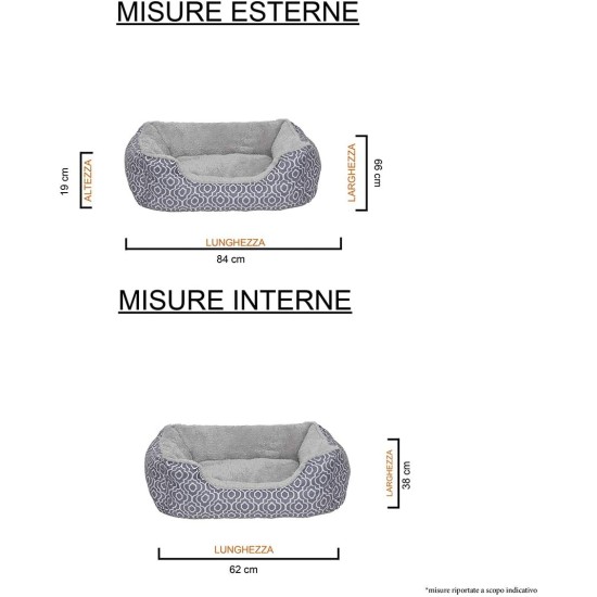 C-Rocky 84 x 66 x 19 cm Pet Bed, 84 x 66 x 19 cm C-Rocky 84 x 66 x 19 cm Pet Bed, 84 x 66 x 19 cm