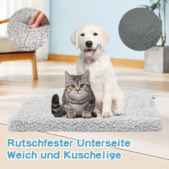 CAIJ Self-Heating Cat Blanket, Self-Warming Blanket Cat Cushion Heat Blanket Heating Blanket for Cats and Dogs Non-Slip Self-Heating Blanket Cat Fluffy and Soft Cat Bed Washable 70 x 50 cm CAIJ Self-Heating Cat Blanket, Self-Warming Blanket Cat Cushion Heat Blanket Heating Blanket for Cats and Dogs Non-Slip Self-Heating Blanket Cat Fluffy and Soft Cat Bed Washable 70 x 50 cm