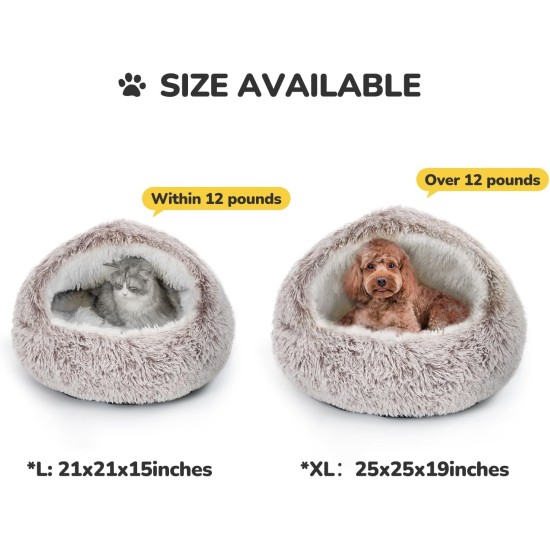 CATISM Cat Bed Washable Cat Sleeping Place for Cats Plush Pet Cat Pillow Cat Cushion Fluffy Kitten Puppy Cuddly Bed Pet Bed Grey CATISM Cat Bed Washable Cat Sleeping Place for Cats Plush Pet Cat Pillow Cat Cushion Fluffy Kitten Puppy Cuddly Bed Pet Bed Grey