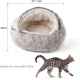 CATISM Cat Bed Washable Cat Sleeping Place for Cats Plush Pet Cat Pillow Cat Cushion Fluffy Kitten Puppy Cuddly Bed Pet Bed Grey CATISM Cat Bed Washable Cat Sleeping Place for Cats Plush Pet Cat Pillow Cat Cushion Fluffy Kitten Puppy Cuddly Bed Pet Bed Grey