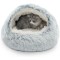 CATISM Cat Bed Washable Cat Sleeping Place for Cats Plush Pet Cat Pillow Cat Cushion Fluffy Kitten Puppy Cuddly Bed Pet Bed Grey CATISM Cat Bed Washable Cat Sleeping Place for Cats Plush Pet Cat Pillow Cat Cushion Fluffy Kitten Puppy Cuddly Bed Pet Bed Grey