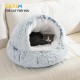 CATISM Cat Bed Washable Cat Sleeping Place for Cats Plush Pet Cat Pillow Cat Cushion Fluffy Kitten Puppy Cuddly Bed Pet Bed Grey CATISM Cat Bed Washable Cat Sleeping Place for Cats Plush Pet Cat Pillow Cat Cushion Fluffy Kitten Puppy Cuddly Bed Pet Bed Grey