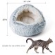 CATISM Cat Bed Washable Cat Sleeping Place for Cats Plush Pet Cat Pillow Cat Cushion Fluffy Kitten Puppy Cuddly Bed Pet Bed Grey CATISM Cat Bed Washable Cat Sleeping Place for Cats Plush Pet Cat Pillow Cat Cushion Fluffy Kitten Puppy Cuddly Bed Pet Bed Grey