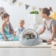 CATISM Cat Bed Washable Cat Sleeping Place for Cats Plush Pet Cat Pillow Cat Cushion Fluffy Kitten Puppy Cuddly Bed Pet Bed Grey CATISM Cat Bed Washable Cat Sleeping Place for Cats Plush Pet Cat Pillow Cat Cushion Fluffy Kitten Puppy Cuddly Bed Pet Bed Grey