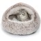 CATISM Cat Bed Washable Cat Sleeping Place for Cats Plush Pet Cat Pillow Cat Cushion Fluffy Kitten Puppy Cuddly Bed Pet Bed Coffee Brown CATISM Cat Bed Washable Cat Sleeping Place for Cats Plush Pet Cat Pillow Cat Cushion Fluffy Kitten Puppy Cuddly Bed Pet Bed Coffee Brown
