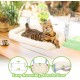 CATISM Foldable Cat Hammock with Cushion up to 20 kg, 52 x 30 cm Window Seats for Cats, Washable Double-Sided Fabric Cushion, Cat Window Lounger, Window Sill Cat Lounger, Beige CATISM Foldable Cat Hammock with Cushion up to 20 kg, 52 x 30 cm Window Seats for Cats, Washable Double-Sided Fabric Cushion, Cat Window Lounger, Window Sill Cat Lounger, Beige