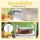 CATISM Foldable Cat Hammock with Cushion up to 20 kg, 52 x 30 cm Window Seats for Cats, Washable Double-Sided Fabric Cushion, Cat Window Lounger, Window Sill Cat Lounger, Beige CATISM Foldable Cat Hammock with Cushion up to 20 kg, 52 x 30 cm Window Seats for Cats, Washable Double-Sided Fabric Cushion, Cat Window Lounger, Window Sill Cat Lounger, Beige