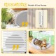 CATISM Foldable Cat Hammock with Cushion up to 20 kg, 52 x 30 cm Window Seats for Cats, Washable Double-Sided Fabric Cushion, Cat Window Lounger, Window Sill Cat Lounger, Beige CATISM Foldable Cat Hammock with Cushion up to 20 kg, 52 x 30 cm Window Seats for Cats, Washable Double-Sided Fabric Cushion, Cat Window Lounger, Window Sill Cat Lounger, Beige